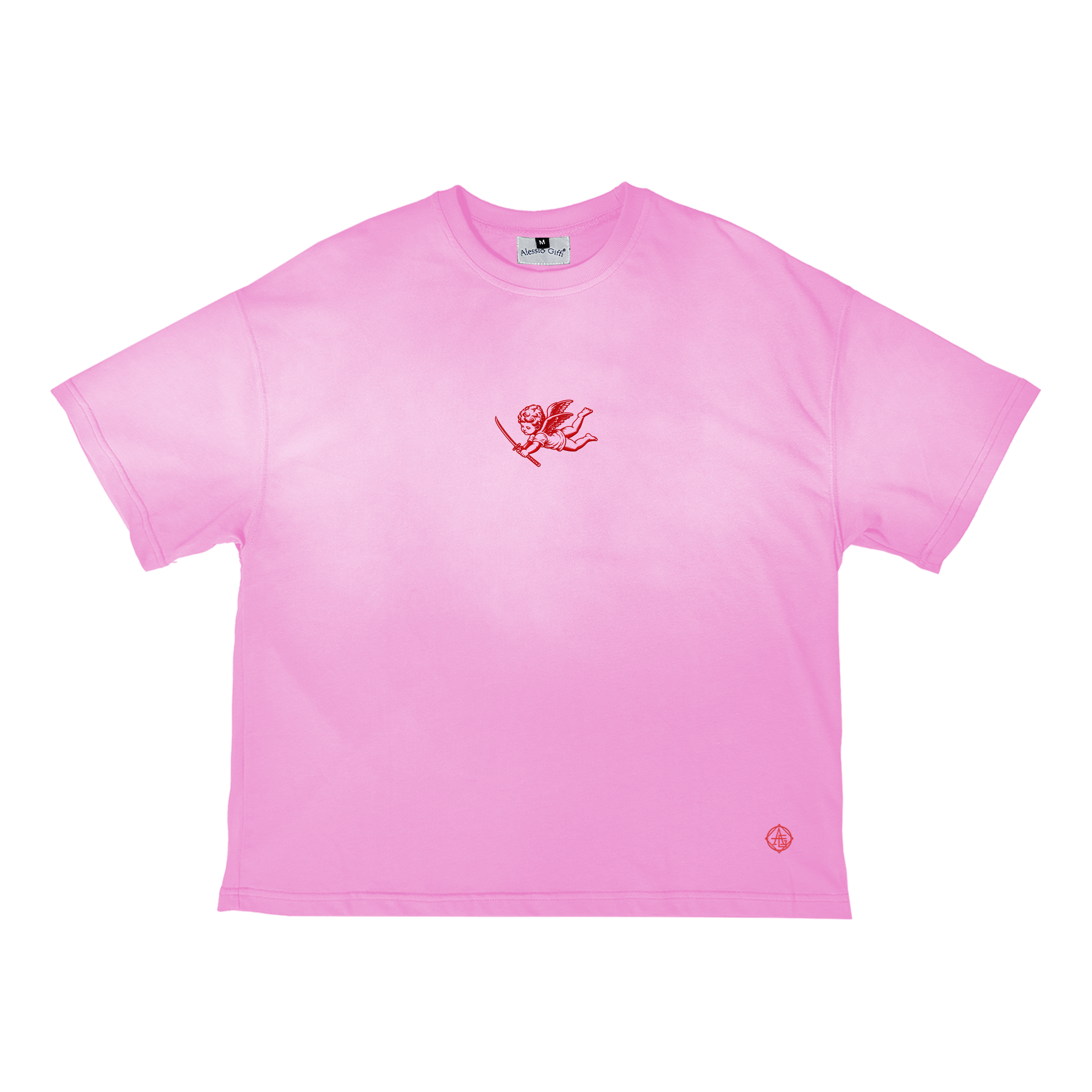 T-shirt Cherubino Giapponese bianca