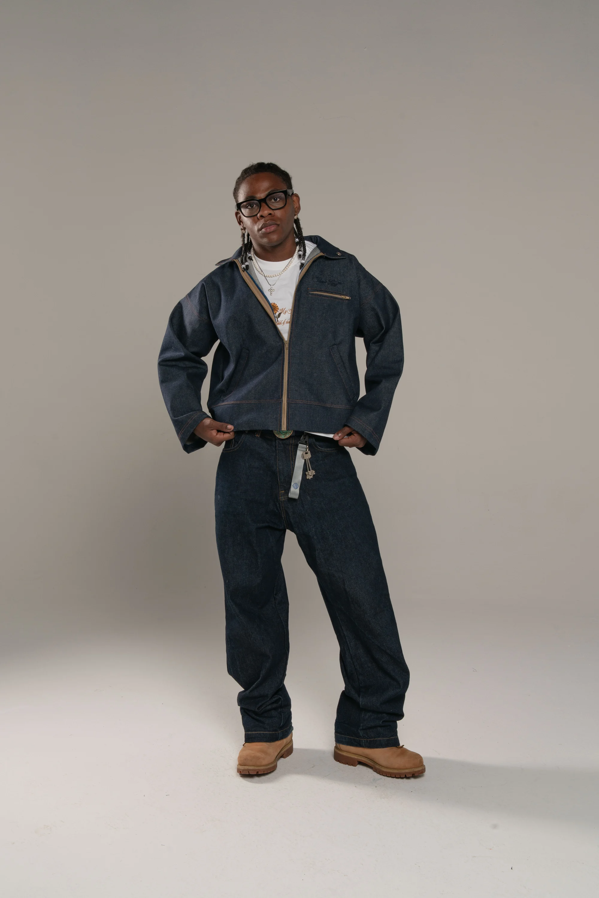 Giacca da lavoro - raw denim