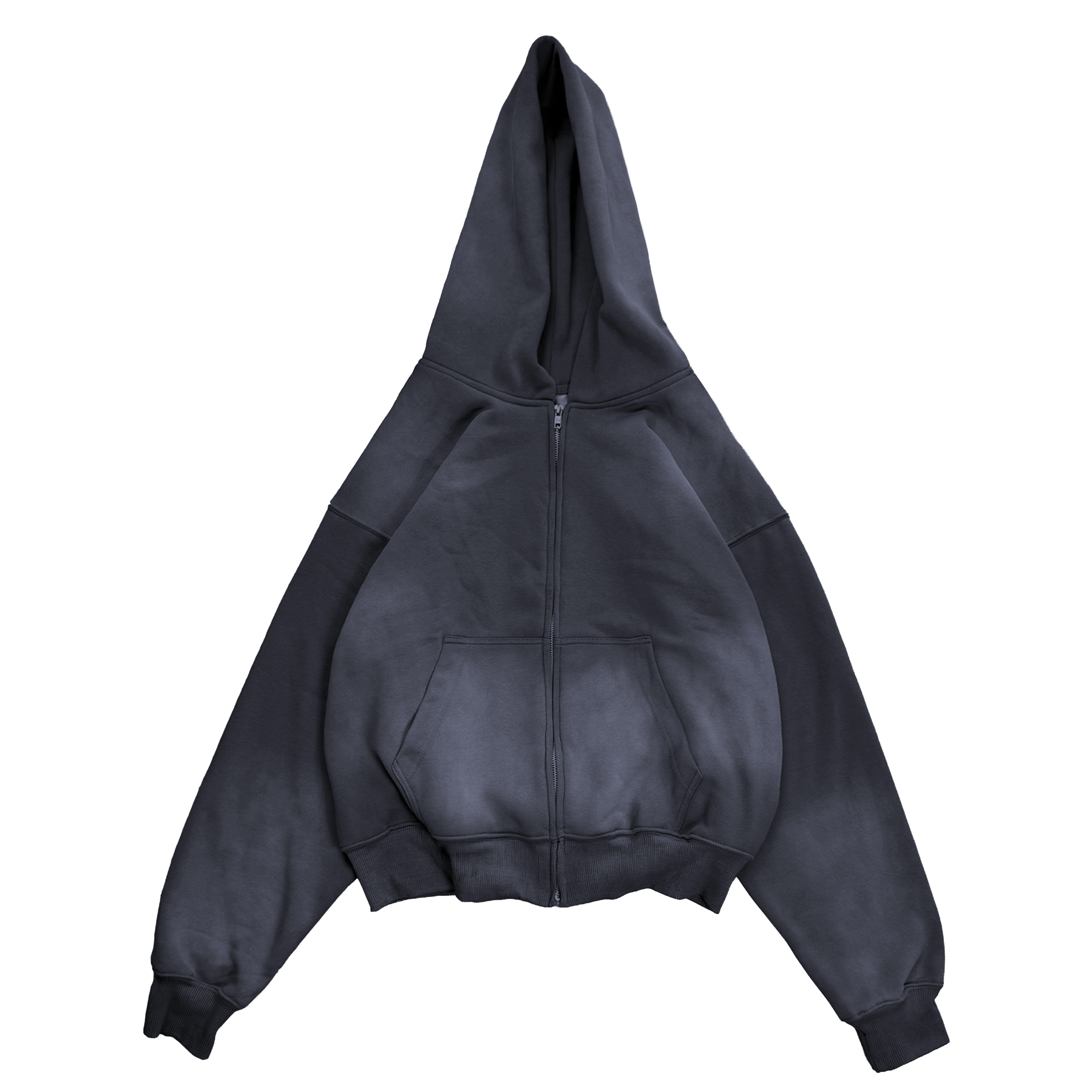 24/7 - Felpa Zip grigio scuro