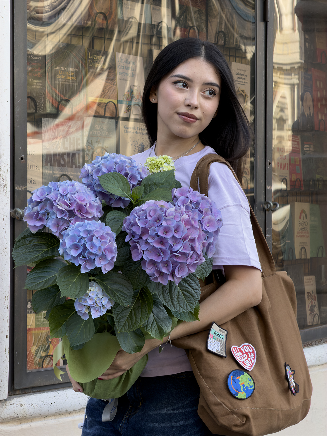 24/7 T-shirts lavanda