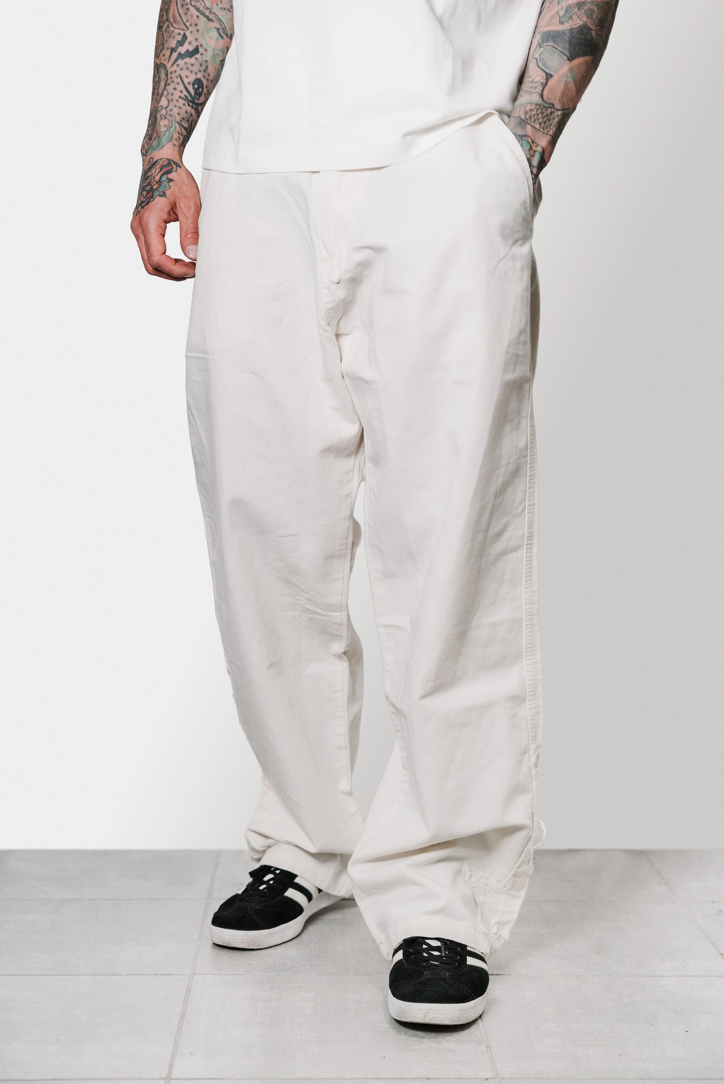 Pantalone bootcut - Stardust bianco sporco
