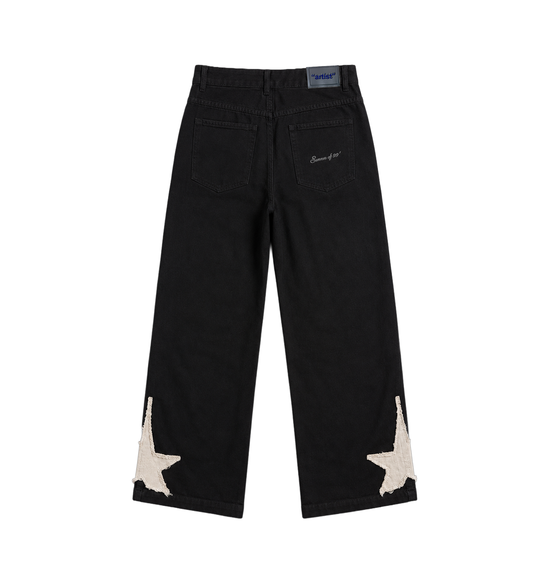 Pantalone bootcut - Stardust nero