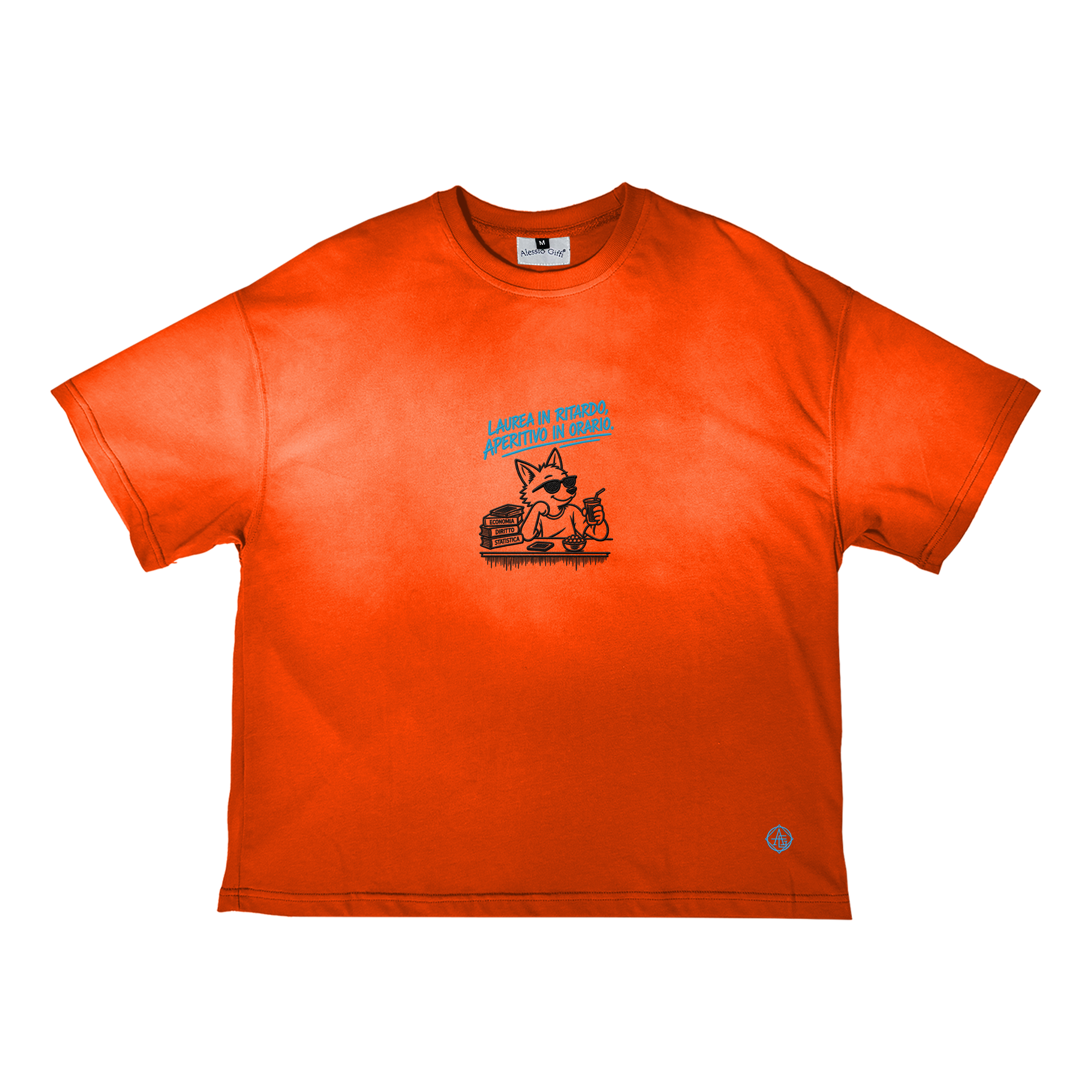 "LAUREA IN RITARDO, APERITIVO IN ORARIO.” - LIMITED T-shirt
