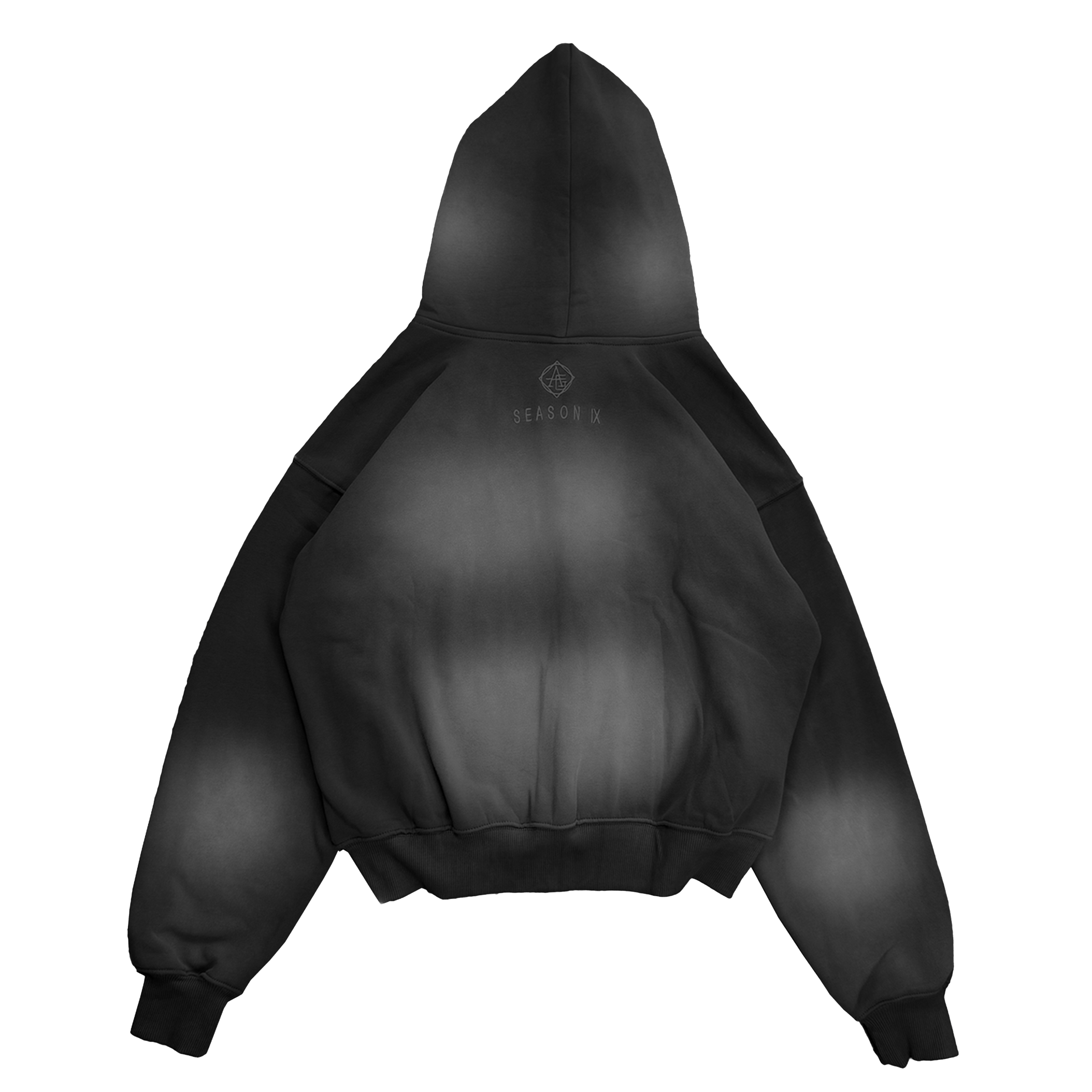 24/7 Felpa con Zip - Nera