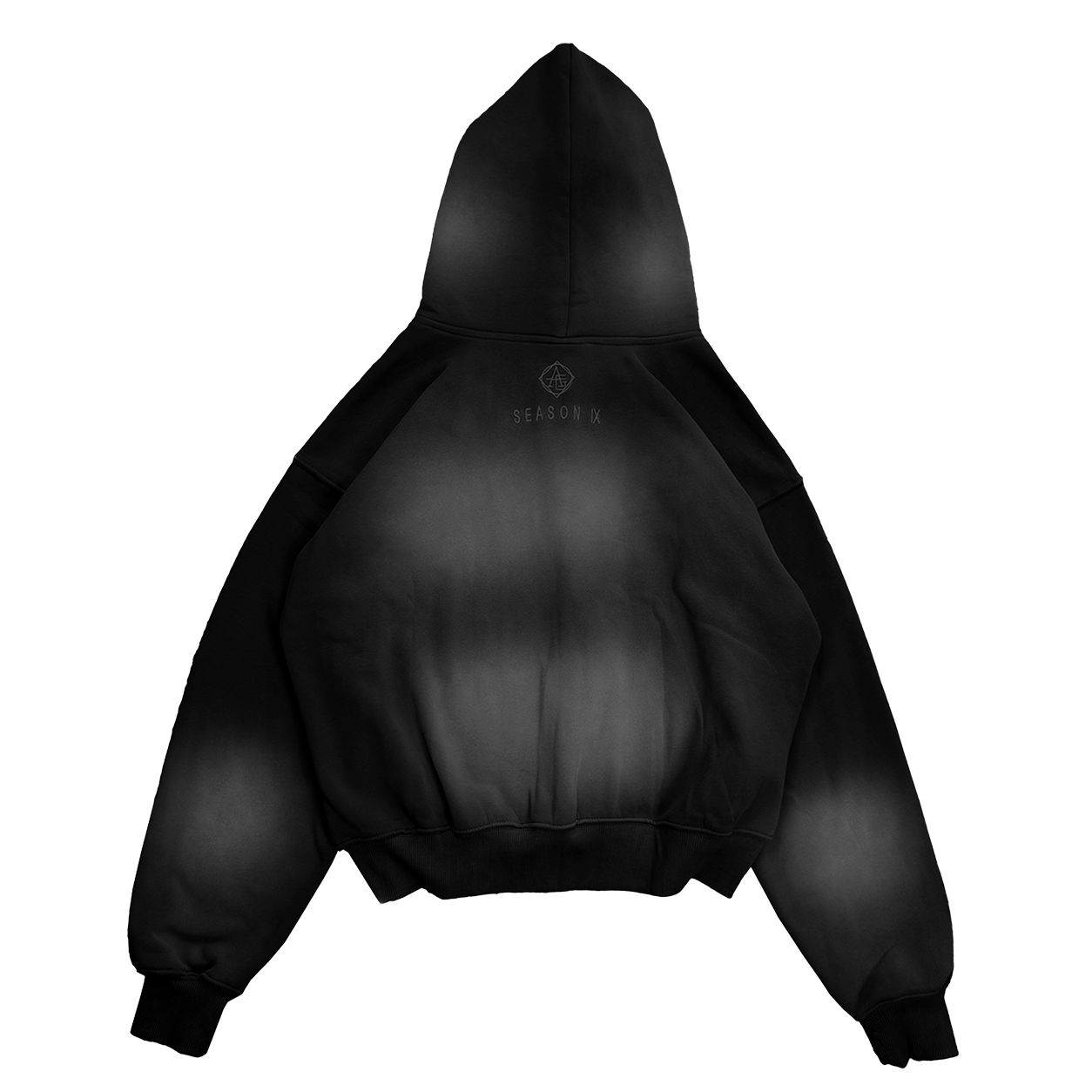 24/7 - Felpa Zip nero SS26