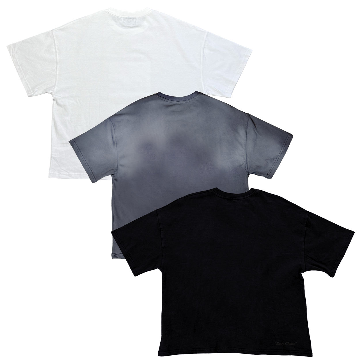 24/7 T-shirts pack 3 bianco/grigio/nero